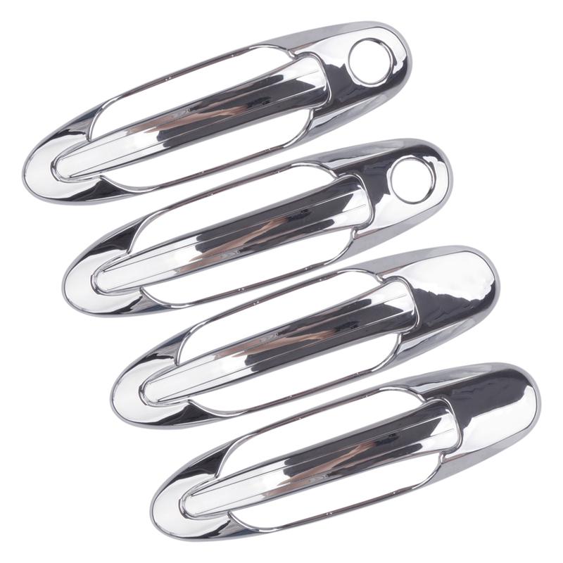 Door Handle Cover For Toyota Land Cruiser 100 LC100 Lexus LX470 1998-2007 Cars Accessories Chrome Silver Car Decoration