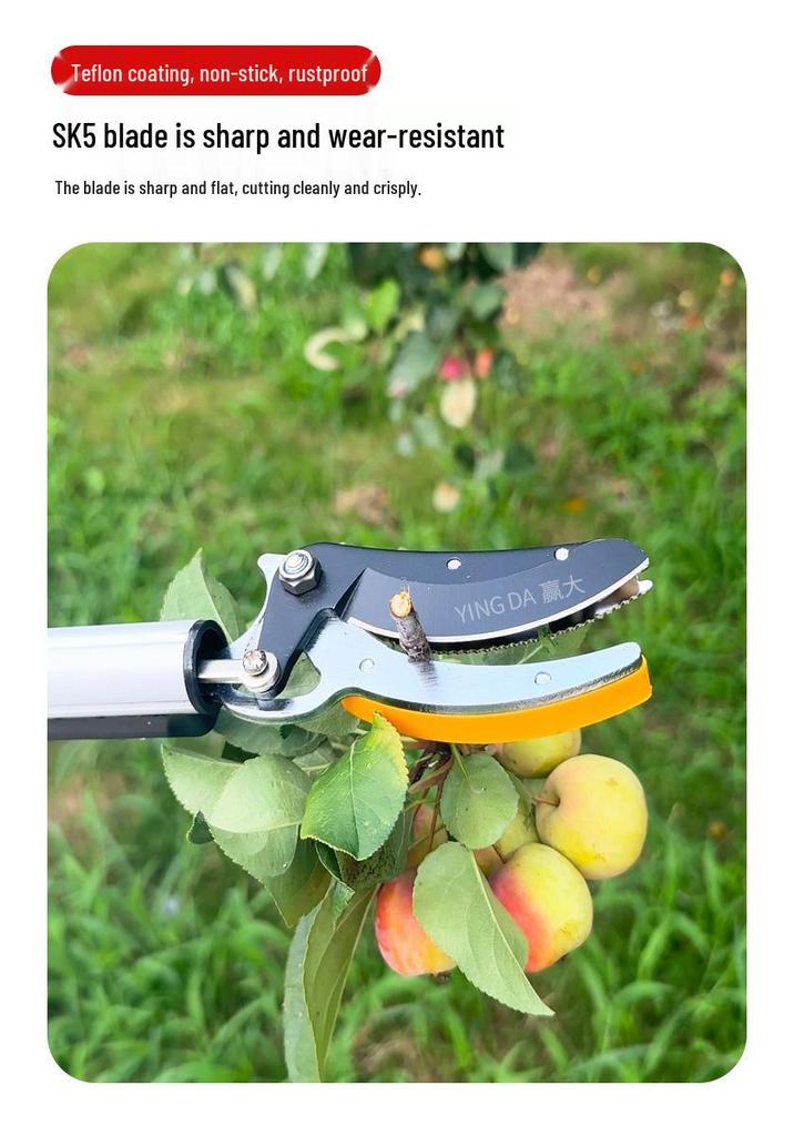 5-meter Telescopic Garden Shears for High-Altitude Pruning