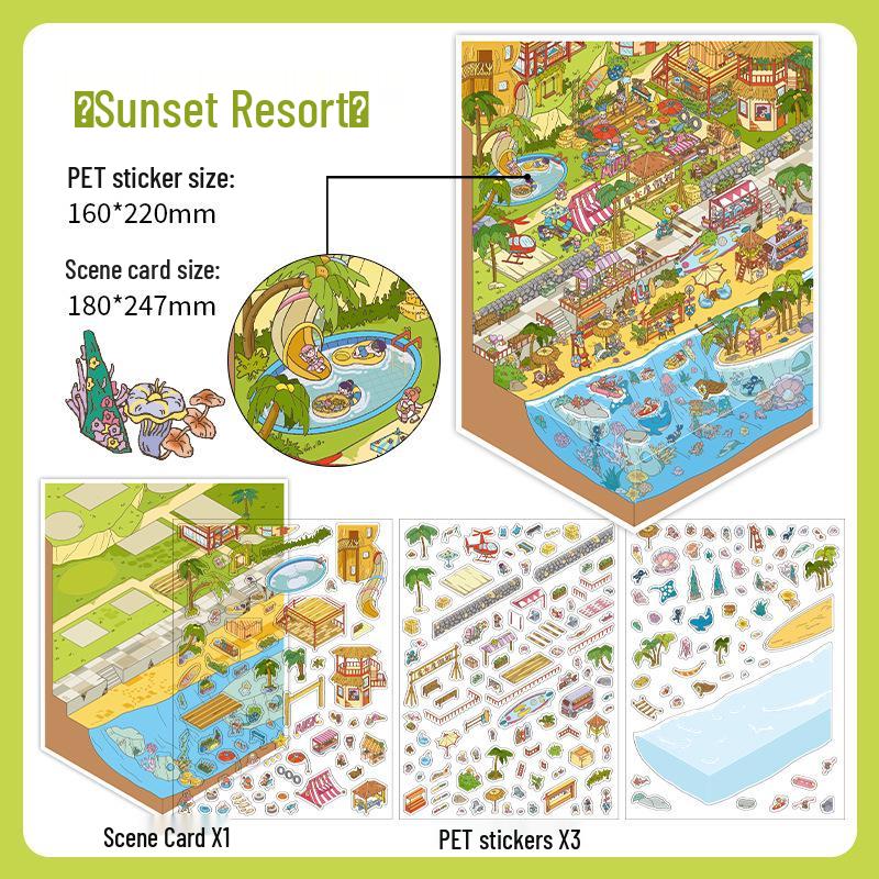 

Infeel.Me 26th Series Extra Large 2.5D PET+White Card Stickers