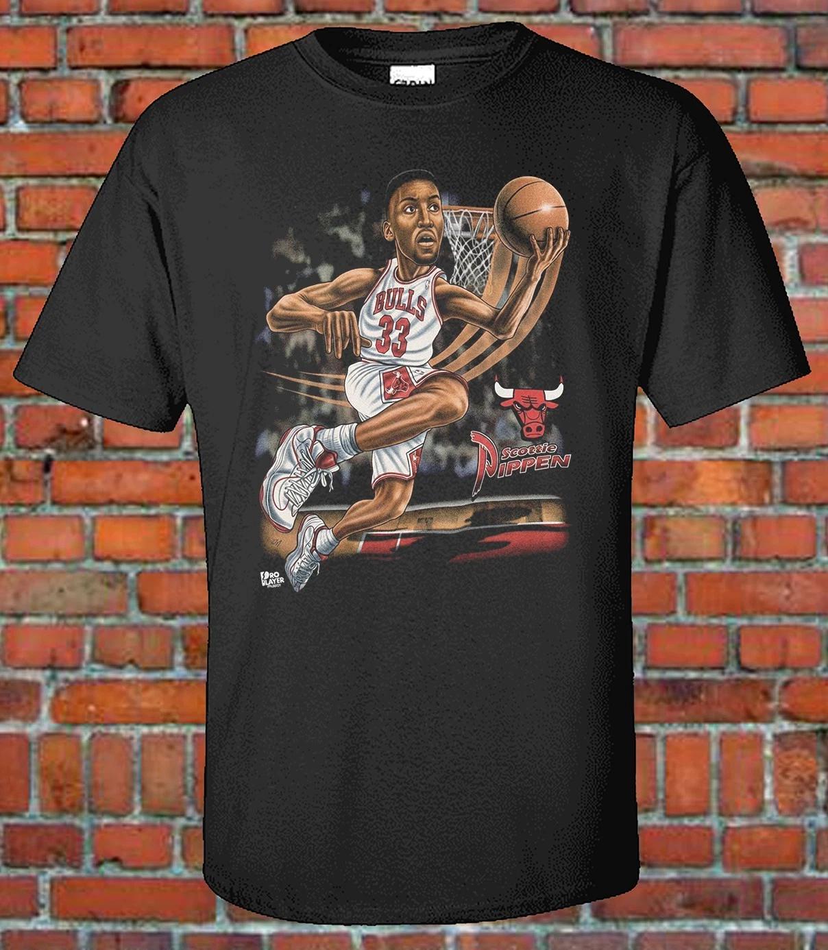 

Vintage Style T-Shirt Retro Reproduction - PIP Character Basketball Windy City 2XL