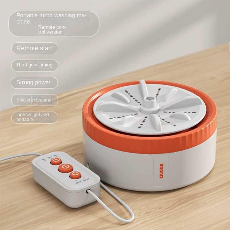 Mini Washing Machine 3 Gear Timing Portable Rotating Turbine Washing Machine Underwear Socks Baby's Clothes Washing Machine