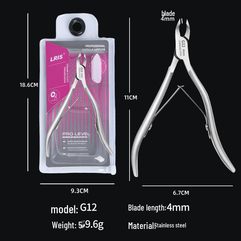 Swan Scissors: Ukrainian Stainless Steel Cuticle Nippers for Removing Hangnails & Dead Skin