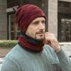 Warm Knit Hat Scarf Winter Ski Cap Fashion Skullies Bonnet