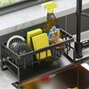 Stainless Steel Auto Drain Tray Partition Drain Rack Self-draining Sink Shelf  Kitchen