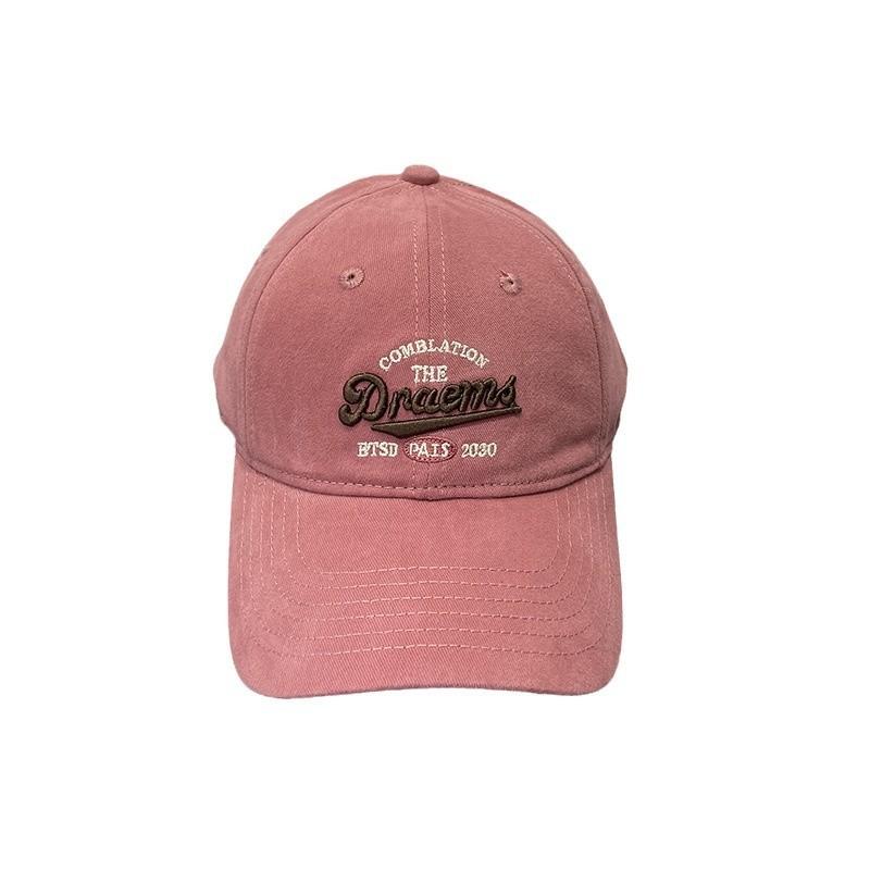 Adjustable Cotton Letter Embroidery Baseball Hat For Men And Women In All Seasons