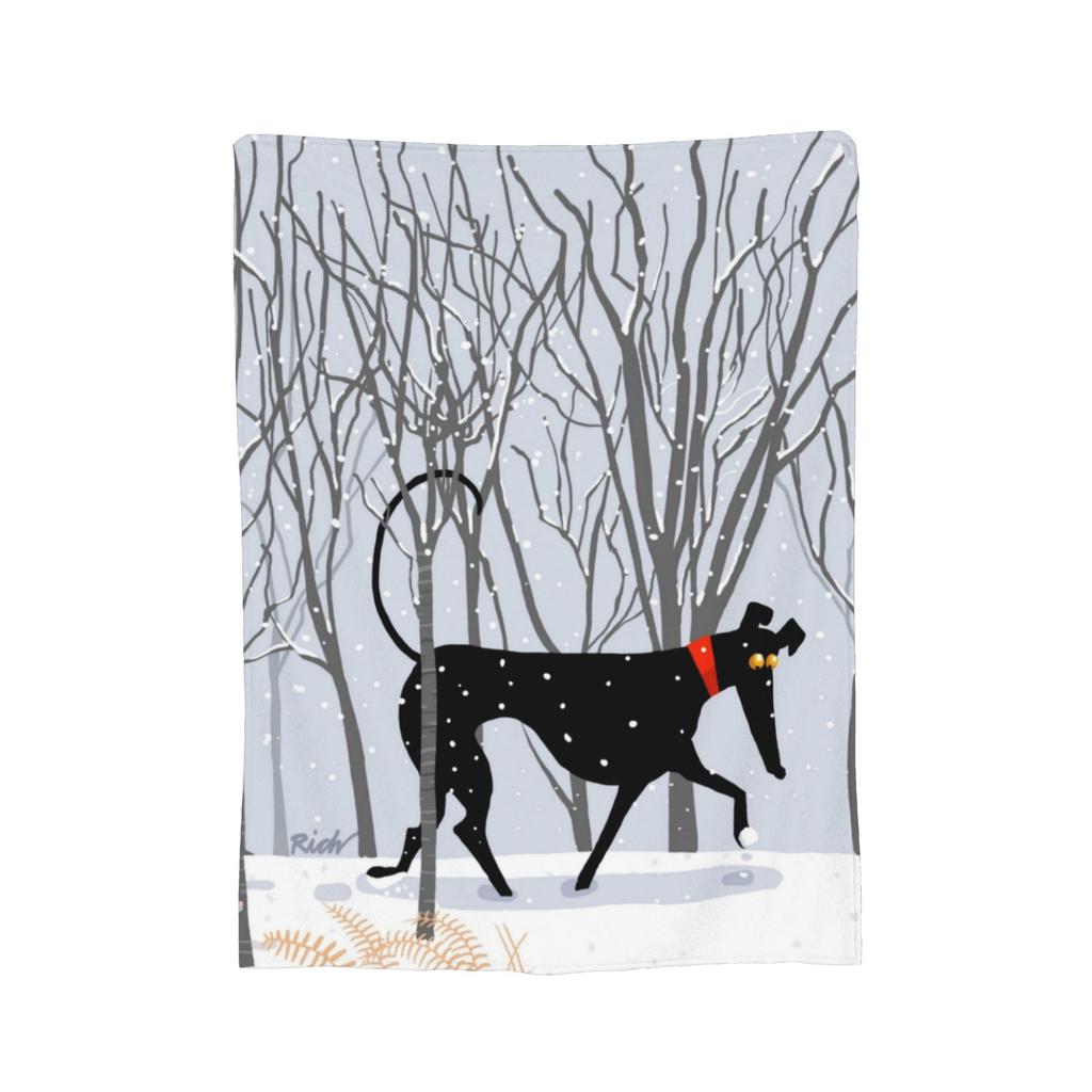 Summer Greyhound Fuzzy Blanket Skipworth Whippet Lurcher Dog Galgo Funny Throw Blankets for Home 200x150cm Quilt,