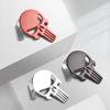 Car Badges Skull Emblem Metal Stickers Body Decals Grille Decor For Jeep Gladiator Patriot Liberty Grand Cherokee Wrangler ALX1