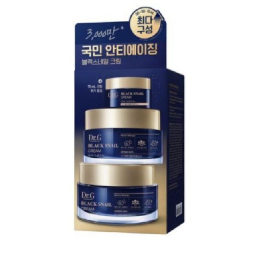 Dr.G Set Duo Cremă Melc Negru (50ml+50ml+15ml Cadou)