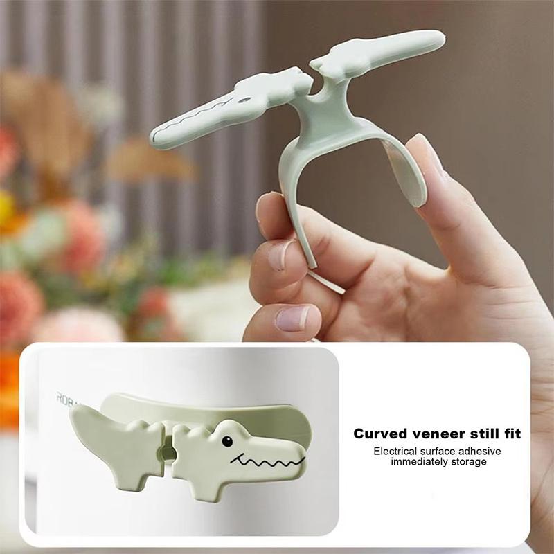Cable Management Clips Cable Clips Desktop Cord Management Crocodile Grip Cute Cable Management Elastic Wire Organizer For Sofa