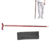 3 Sections Wooden Walking Cane Mountain Climbing Hand Walking Stick for Elderly