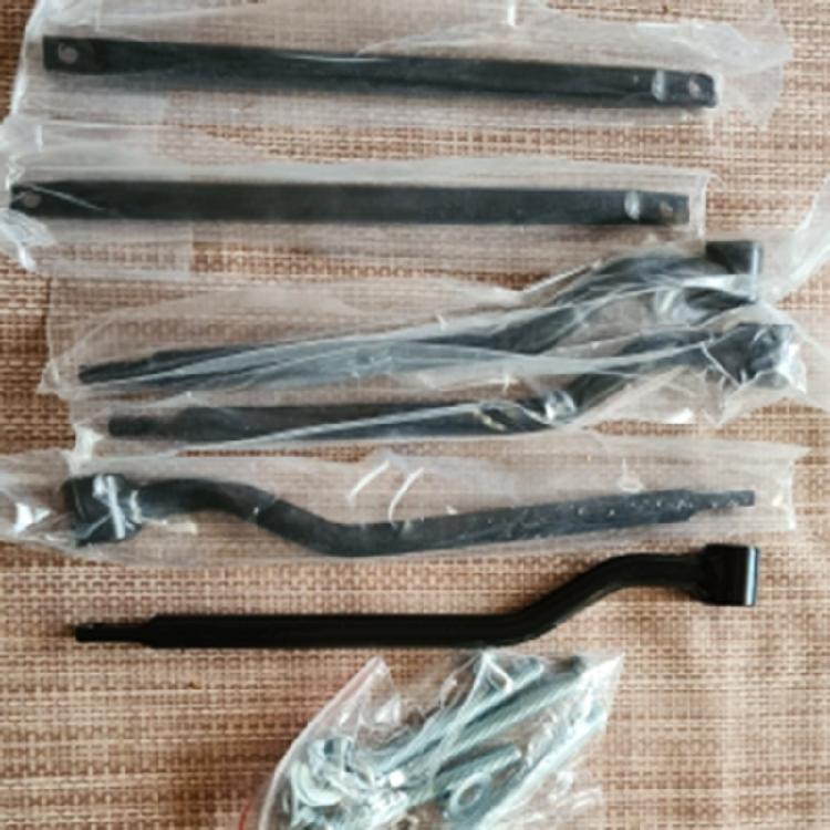 Motorcycle Universal Black Chrome Saddlebag Saddle Bag Support Bars MountBracket