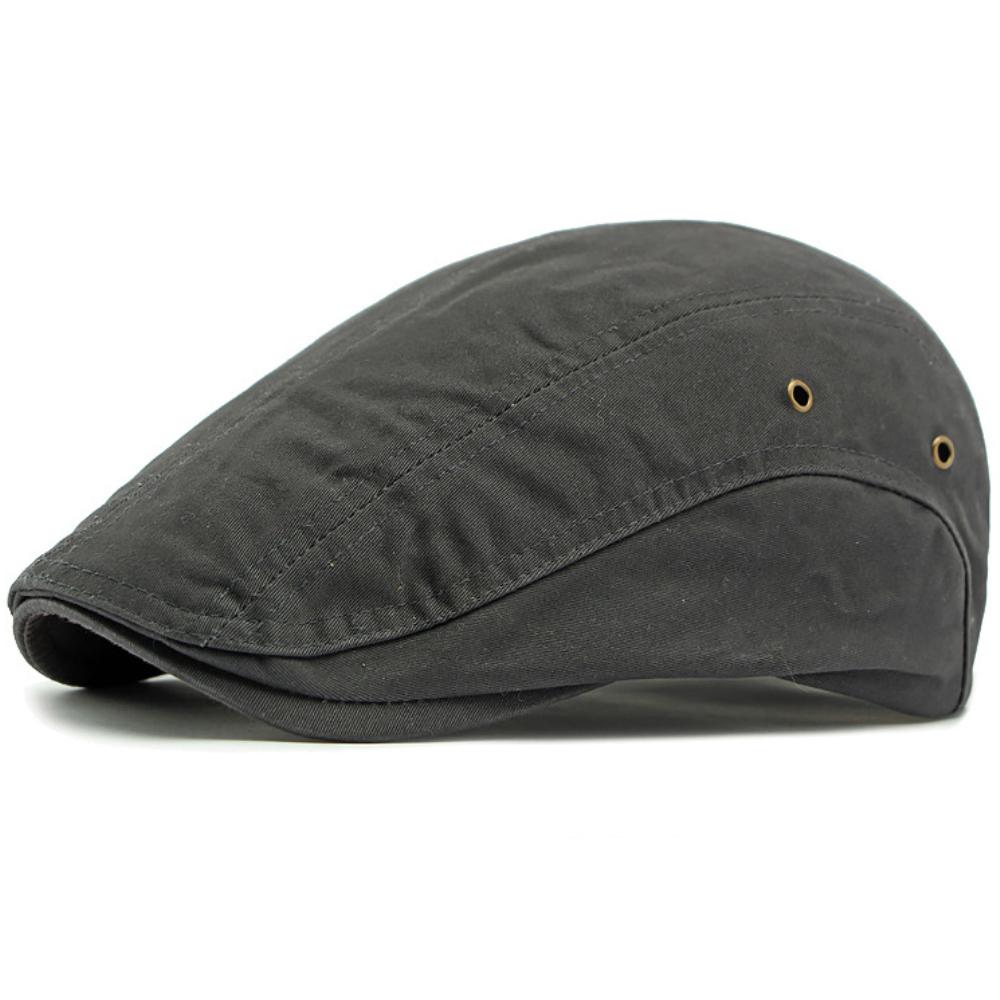 

HT4694 Berets for Men Women 100% Cotton Solid Plain Beret Cap Retro Artist Painter Beret Hat Male Female Adjustable Ivy Flat Cap 55-59cm Adjustable серый