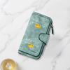 Fun and Playful Little Yellow Duck Print Long Wallet Multifunctional Portable Coin Purse with Snap Closure Suitable for Both Men and Women Ideal