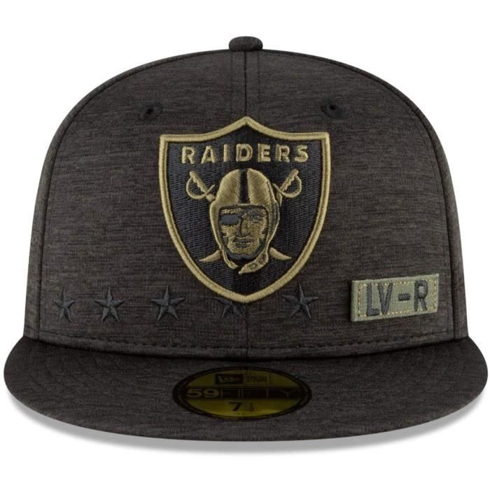 Casquette 59FIFTY - New Era - Las Vegas Raiders - Noir - 7 1/4 - Unisexe