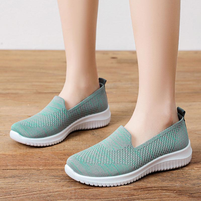 New  Fashion Women 'S Platform Loafers Comfortable Female Slip On Shoes Woman Flats Nurse Sneakers Lady Creepers Shoes