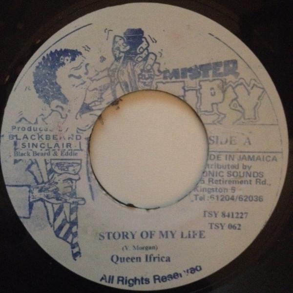 

7-дюймовая пластинка QUEEN IFRICA Story Of My Life TSY062 Mister Tipsy 2004 Ямайка Регги Ска Даб Б/у
