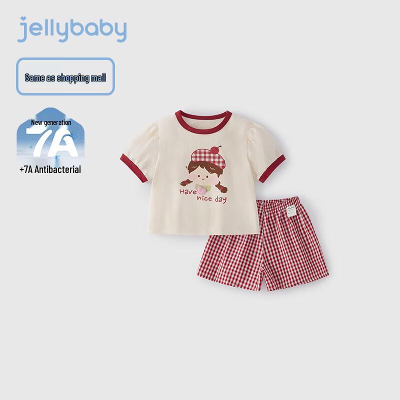 

Детский летний комплект из футболки и шорт JELLYBABY с антибактериальным эффектом 130