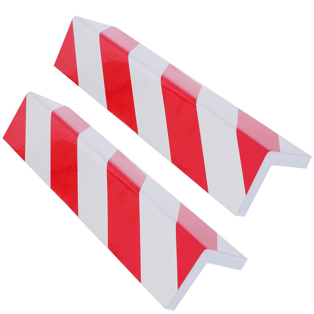 

2Pcs Car Foam Bumper Protectors Bumper Guard Car Parking Protector Self-adhesive Reflective Strips for Cars Parking Garage Walls