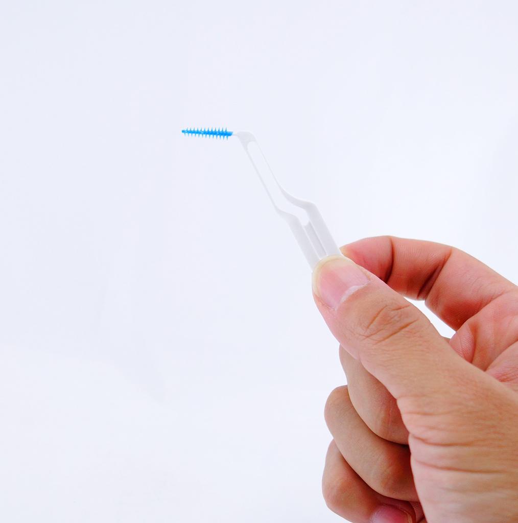 Brosse interdentaire souple Kobayashi facile à utiliser sur le dos 16 type de caoutchouc Pharmaceutical's en forme de L, taille SS-M, dents, pièces,