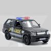 1/36 Scale Land Rover Range Rover Police SUV Vehicle Toy Car Alloy Diecast Car Model Toy with Pull Back for Children Gifts Toy Collection