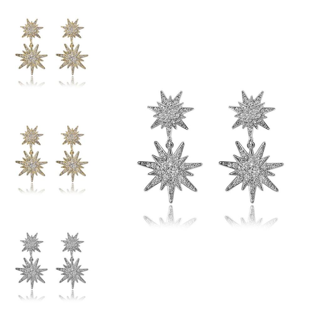 Modern 2021 Geometric Metal Pom-pom Earrings For Women Fashion Accessories