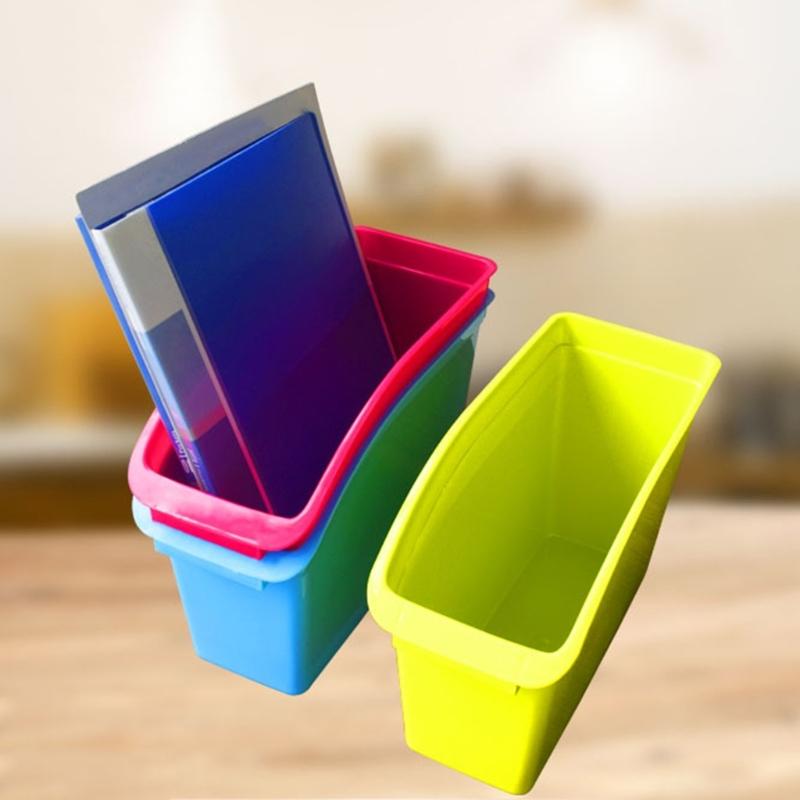 File Storage Box Document Organizer Box Plastic File Box Practical Stationery Organizer for Document Organization