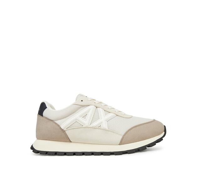 Мужские кроссовки Armani Exchange Xux263 xv942 u660 бежевые