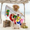 Mario Style Beach Towel Super Soft & Absorbent Comfortable Lightweight