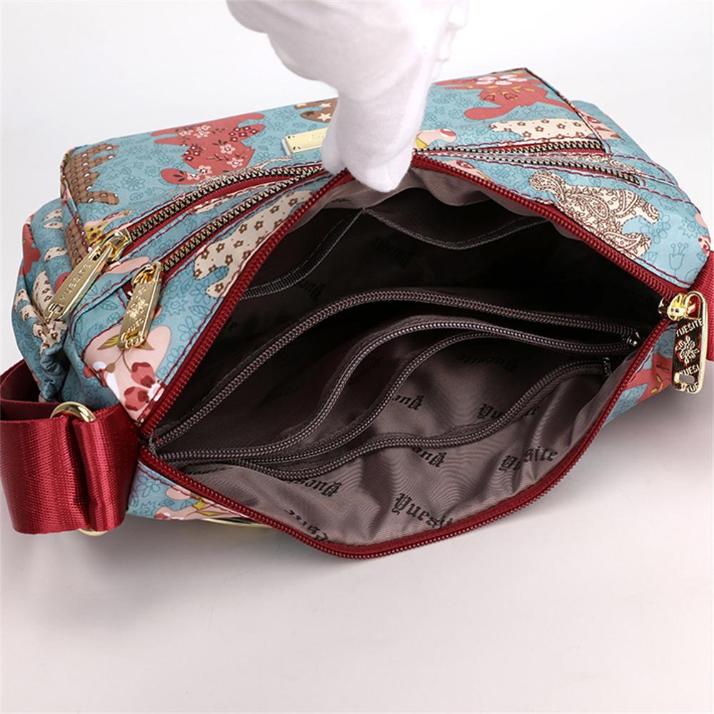 Fashion Flower Pattern Design Ladies Shoulder Bag New Women's Travel Bag High Quality Leather Women Messenger Bags Bolso Mujer