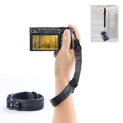 Ulanji Falcam Wrist Camera Hand Maglink Anchor Magnetic Quick Buckle Adjustable Nylon and Natural Cowhide Compatible with and Other DSLR and