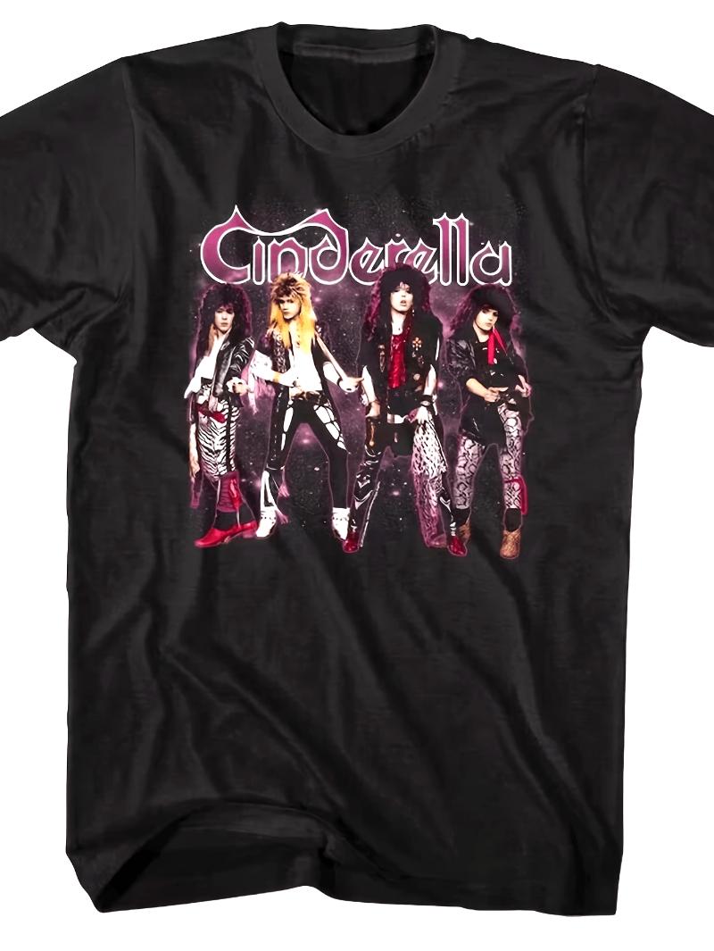 

Girl and Unisexs Tshirt gorgeous metal band photo retro pattern short sleeved shirt 4XL