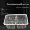 Tongyuan 750ml Einweg-Mahlzeitenvorbereitungsbehälter mit zwei Fächern