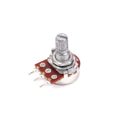 10 pcs B2K Potentiometer Pots Tone control 15mm Split Shaft 3 Pins