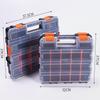 Single/Double Sided Hand-Held Plastic Hardware Tool Accessory Box,Electronic Component Classification Box, Parts Box,Storage Box