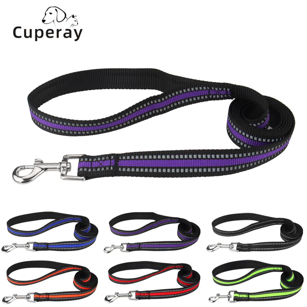Classic Medium and Large Dog Leash Night Reflective Nylon Dog Leash for Dog Walking and Training Pet Supplies Wear-resistant and Durable