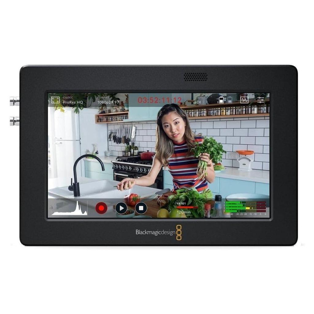 Blackmagic Design VideoAssist 3G Professional Scope with Integrated Monitor and Black 5-inch HYPERD/AVIDA03/5 Recorder,