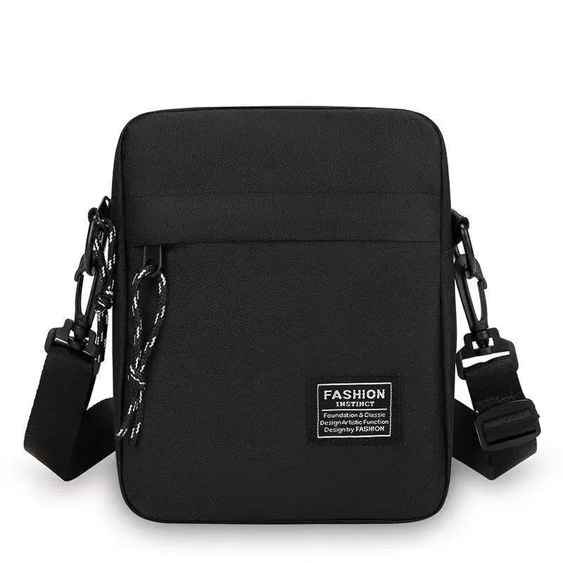 Business bag Men's and women's nylon collection wallet Canvas charging bag Cashier shoulder messenger bag Oxford cloth bag Korean version satchel bag