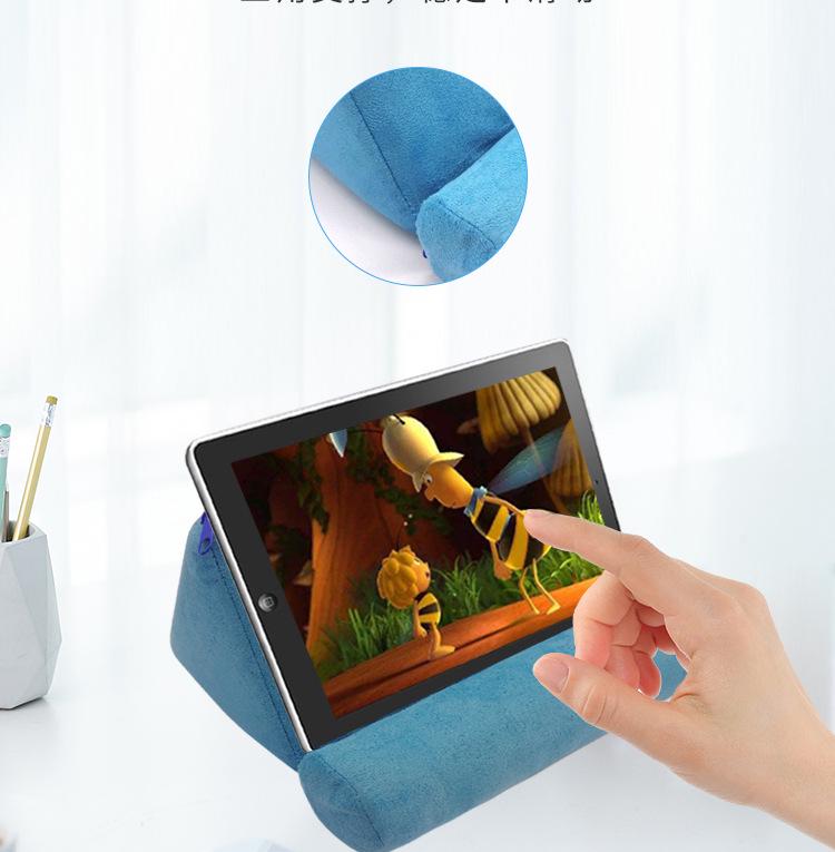 Ergonomic Tablet & Phone Holder Pillow: Versatile, High-End Design for Reading & Car Use