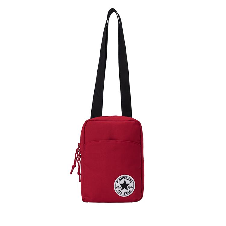 New Converse Polyester Shoulder Bag, Crossbody Bag Small Preppy Red CV2513032PS-001