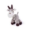 Daon Shop Animal Character Pet Attachment Squeak Toy, 1 Piece, Puppy (Brown)