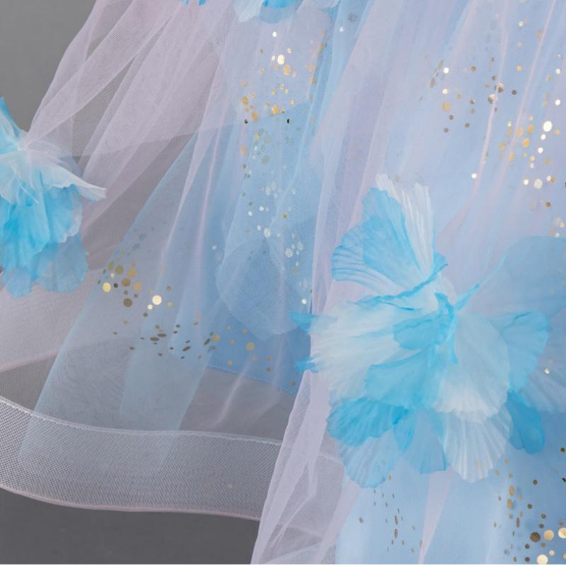 2025 Νέο Ρόμπα 4-12 Ετών Φόρεμα Πριγκίπισσας Φόρεμα Παρανυφάκι Νυφικό Μοντέρνο Φόρεμα Πάρτι Δαντέλα Τούλι Κομψά Ρούχα Κοριτσιών