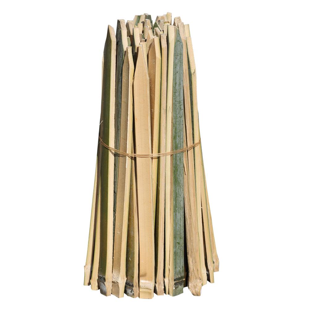Bamboo Pointed Stakes for Surveying, Garden Layout, & Protective Fencing