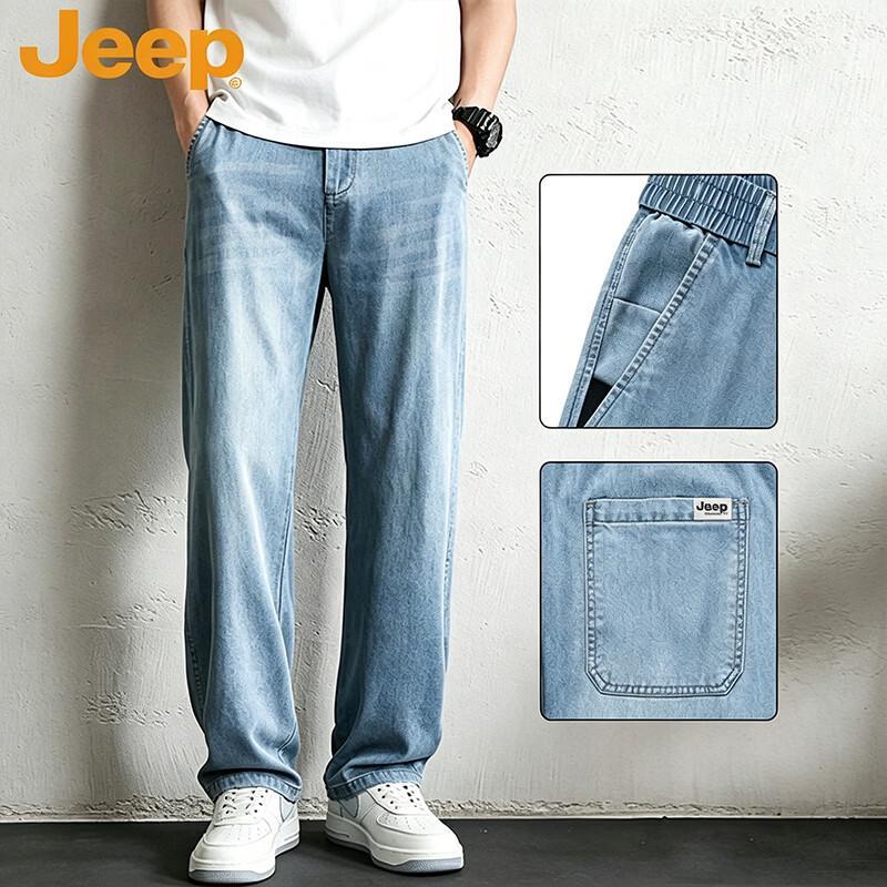 

JEEP Men s Loose Straight-Leg Jeans 31