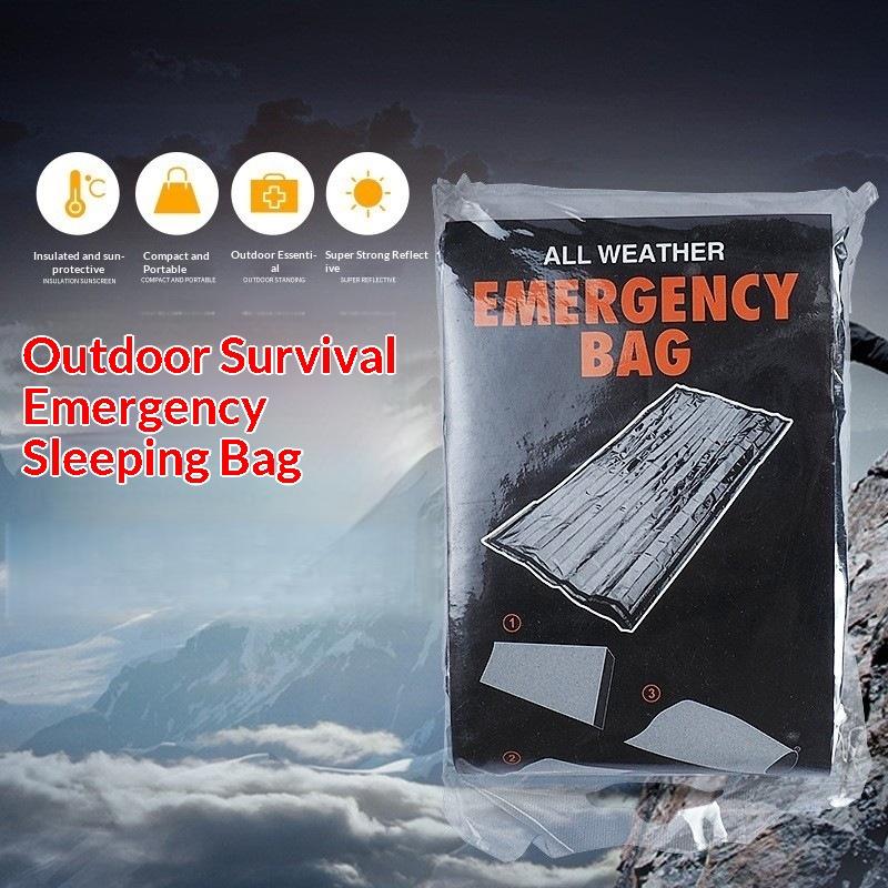 1/3 Stück 130*210 cm 160*210 cm Weltraum-Mylar Thermische Rettungs-Notfalldecke für Outdoor-Wandern Überlebensdecke