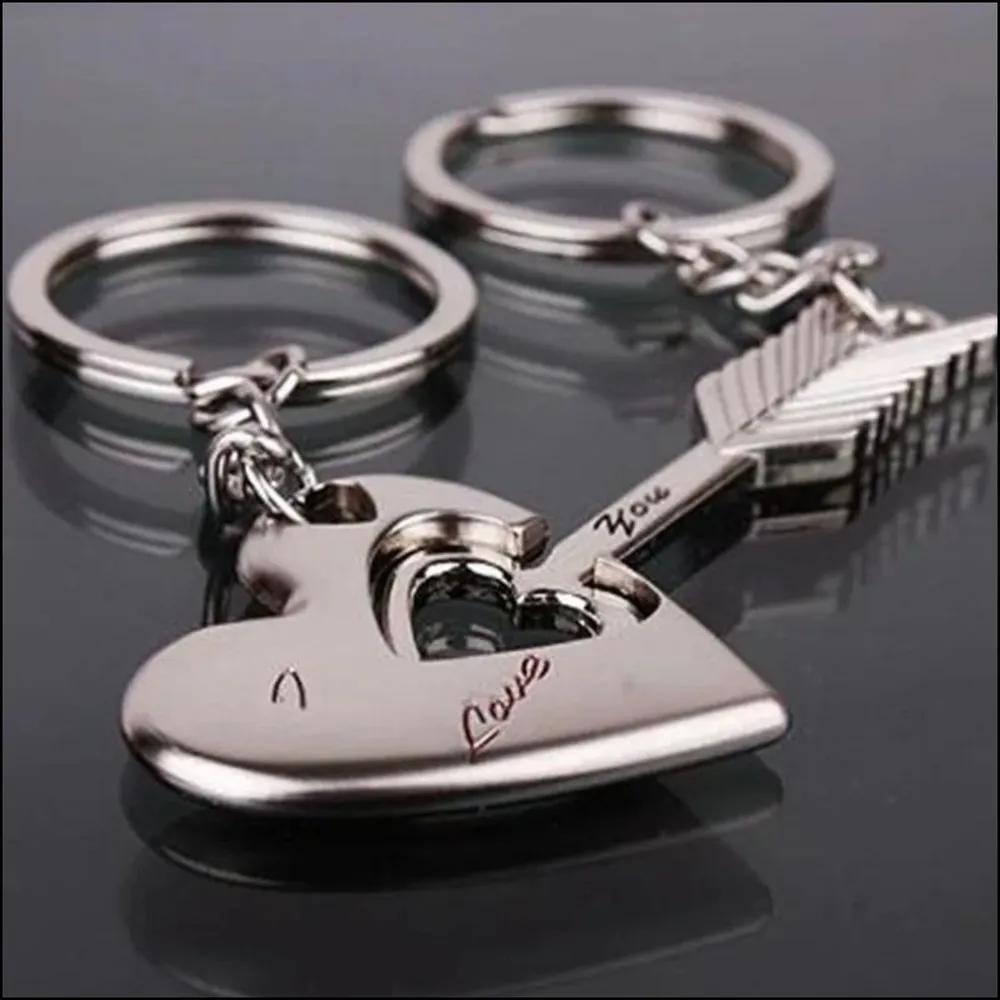 

Couple Keychain, Metal Creative Cute Pendant Gift One Size