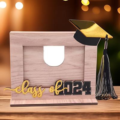 Graduation Photo Frame Graduate Picture Desktop Ornament for Preschool
