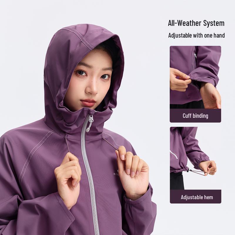 Pioneer Camp Contrast Stitch Water-Repellent Outdoor Jacket