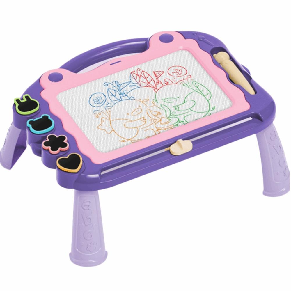 

Erasable Magnetic Drawing Board Detachable Parts Colorful Drawing Board Early Education фіолетовий