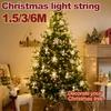 1.5/3/6M Christmas Decoration Reindeer Light String Indoor Decoration Snowflake Light String Christmas Tree Decoration Light Party Prop Light