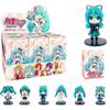 Chibi Hatsune Miku Blind Box Figur - Anime Vocaloid Sammlermodell, Niedliche Schreibtischdekoration Überraschungsgeschenk für Fans